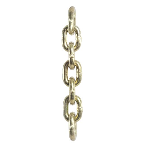 BEAVER CHAIN G-70 TRANSPORT GOLD 10MM ( 46.4M/100KG) PER METRE